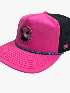 Melin Headwear Coronado Snapback Hydro Neon Collection Trucker Hat Pink